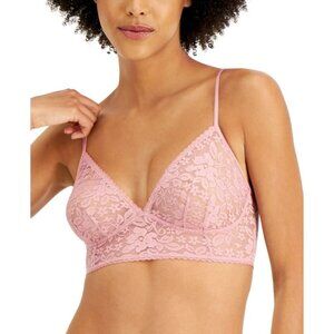 NWOT INC Concepts Blush Pink Lace Bralette Size Large